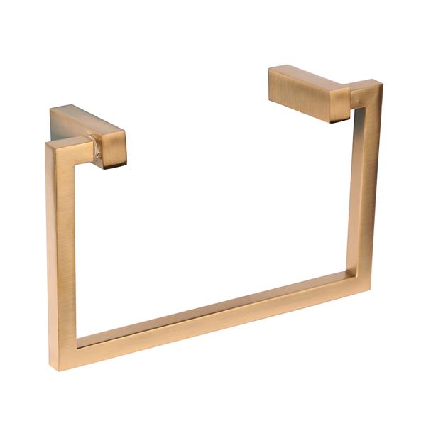 Lacava - Flash Wall-Mount Towel Ring Made Of Chrome Plated Brass.W: 7 7/8” D: 2 3/8” H: 5 1/8”