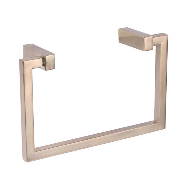Lacava - Flash Wall-Mount Towel Ring Made Of Chrome Plated Brass.W: 7 7/8” D: 2 3/8” H: 5 1/8”