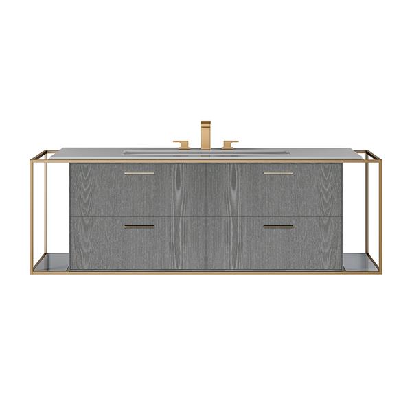 Lacava - Linea  Cabinet Of Wall-Mount Under-Counter Vanity Lin-Un-60B