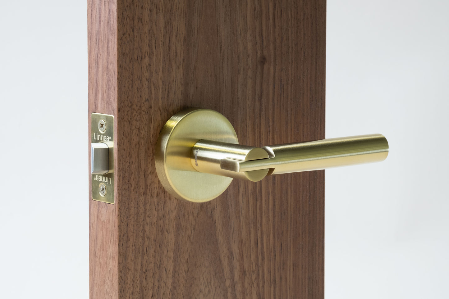 Linnea - Door Lever 63, 62 mm, 316 Stainless Steel.