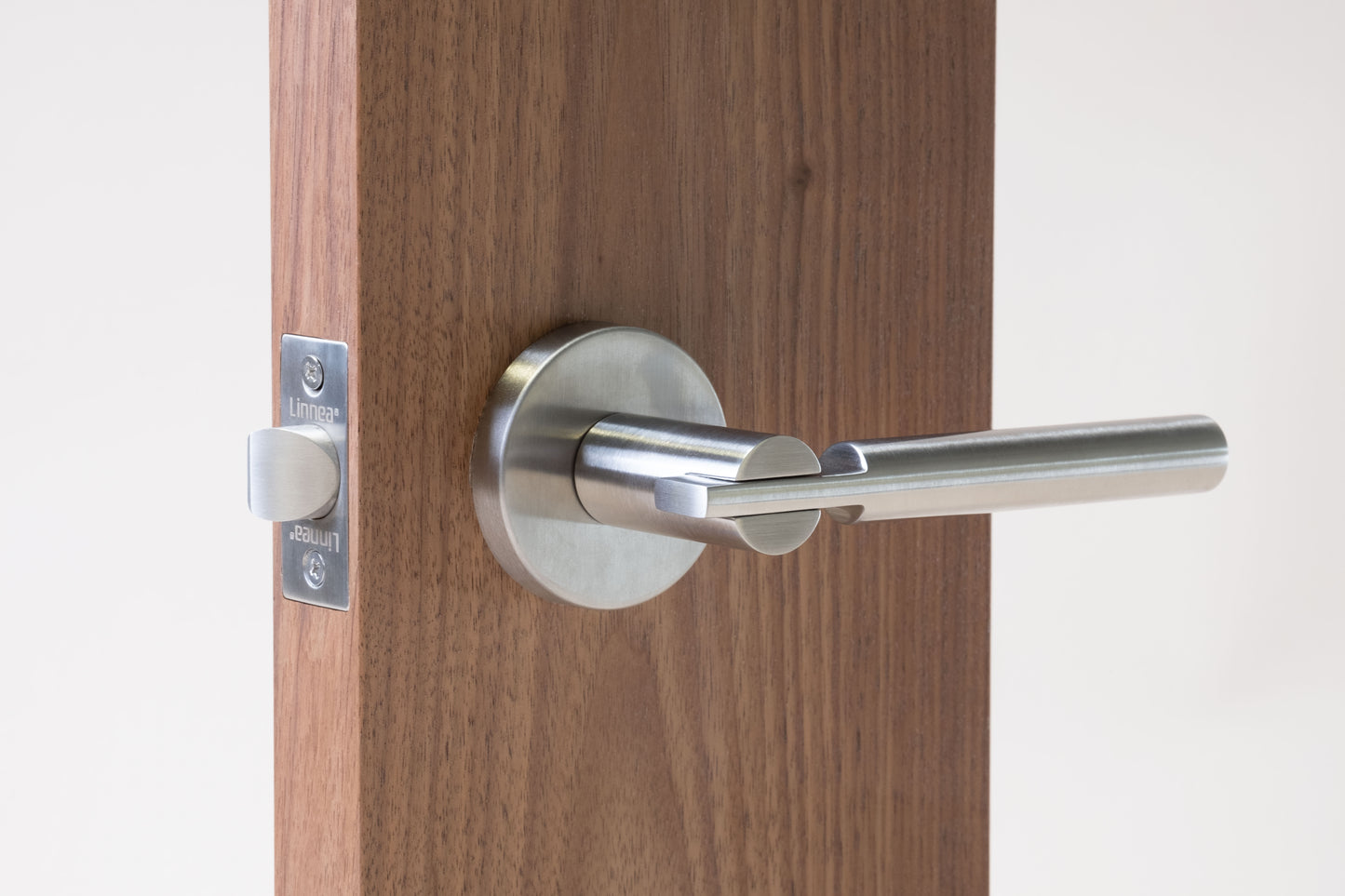 Linnea - Door Lever 63, 62 mm, 316 Stainless Steel.