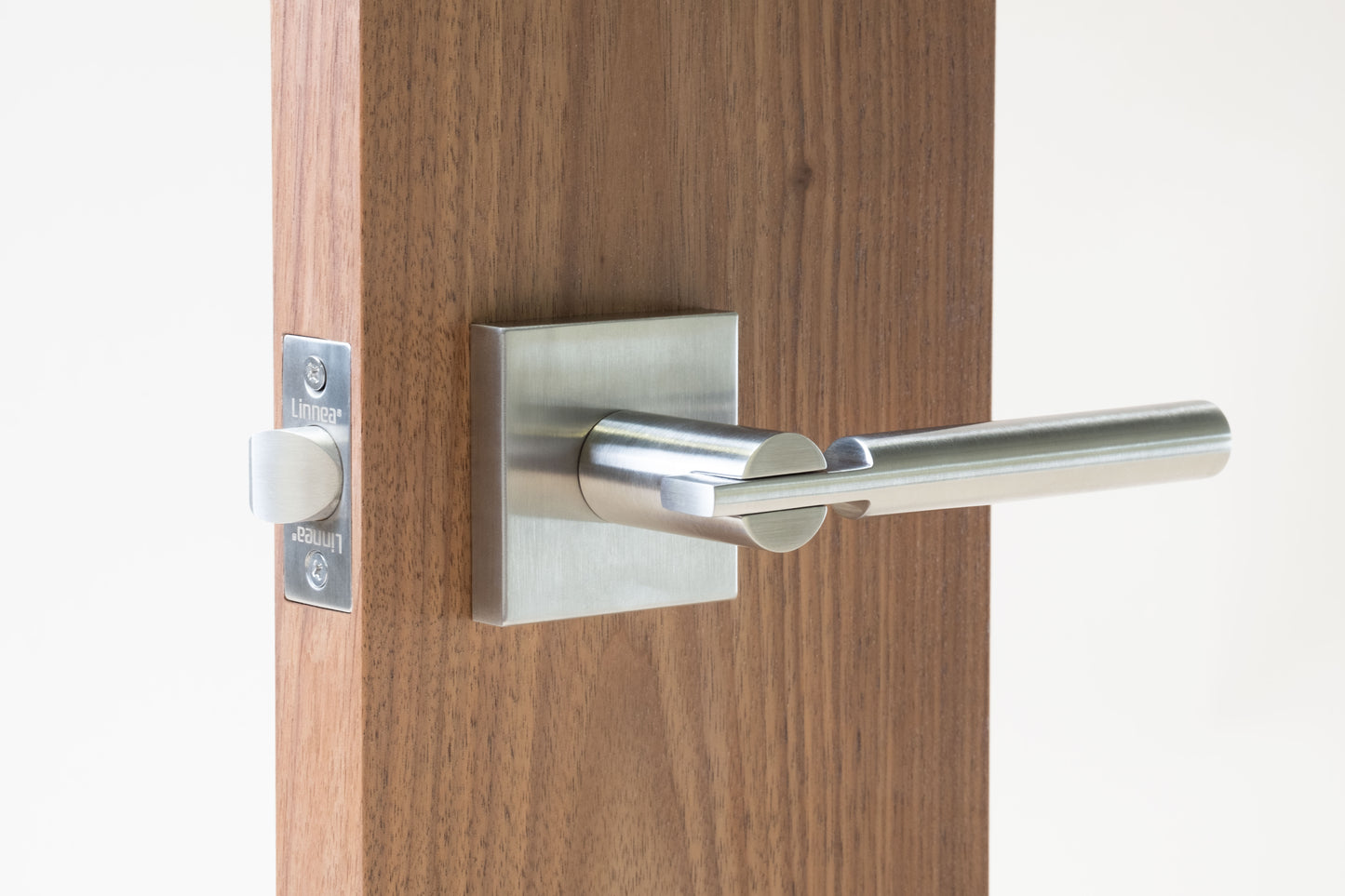 Linnea - Door Lever 63, 62 mm, 316 Stainless Steel.