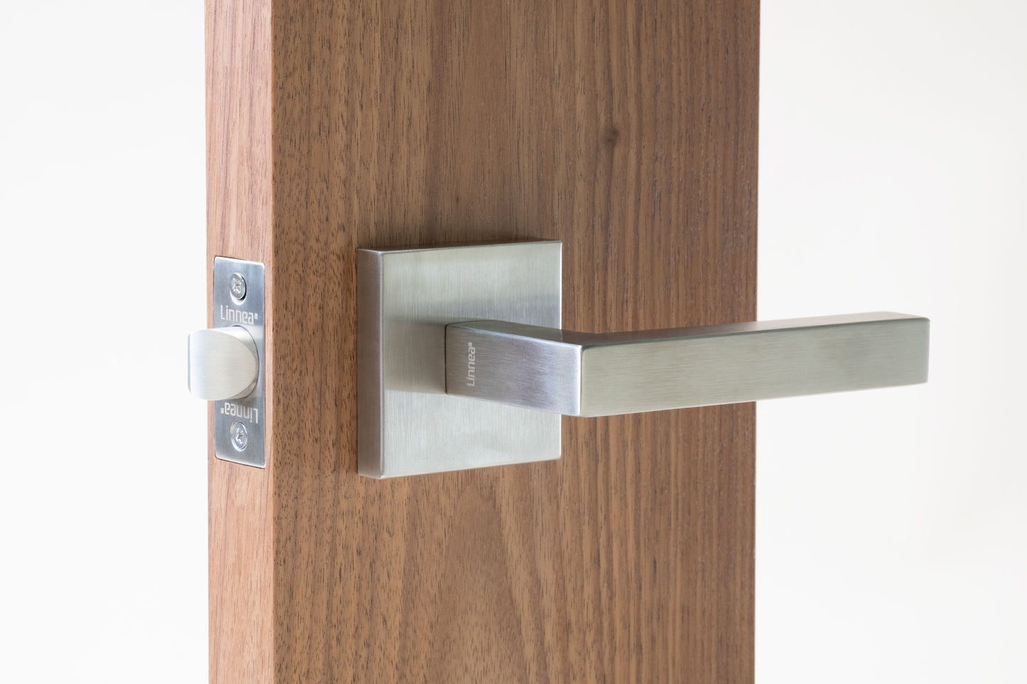 Linnea - Door Lever 90, 62 mm, 316 Stainless Steel.