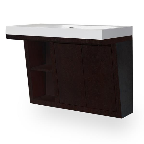 Lacava - Libera Wall-Mounted Under-Counter Vanity With Two Sliding Doors