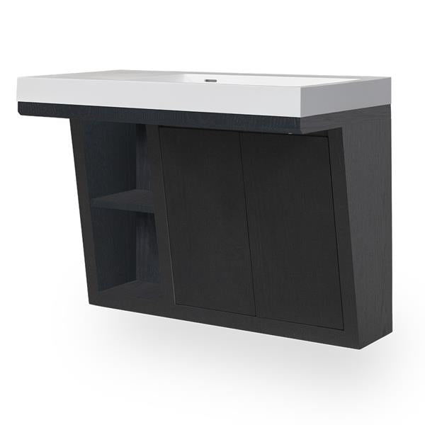 Lacava - Libera Wall-Mounted Under-Counter Vanity With Two Sliding Doors