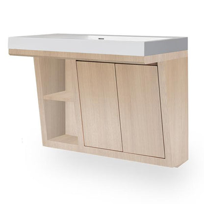 Lacava - Libera Wall-Mounted Under-Counter Vanity With Two Sliding Doors