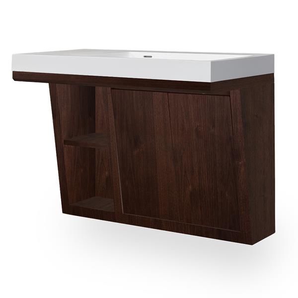 Lacava - Libera Wall-Mounted Under-Counter Vanity With Two Sliding Doors