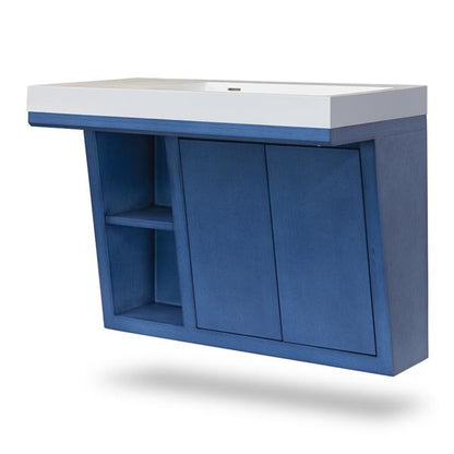 Lacava - Libera Wall-Mounted Under-Counter Vanity With Two Sliding Doors