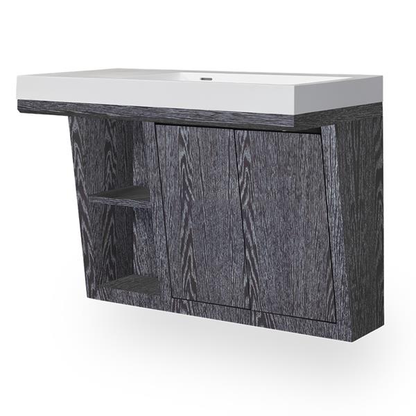 Lacava - Libera Wall-Mounted Under-Counter Vanity With Two Sliding Doors