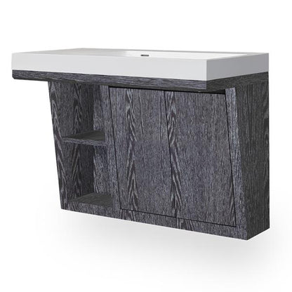Lacava - Libera Wall-Mounted Under-Counter Vanity With Two Sliding Doors