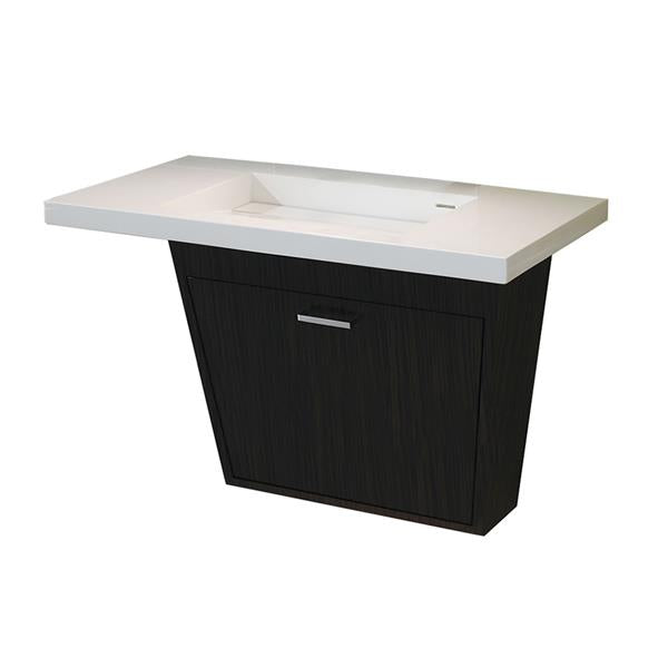 Lacava - Libera  Wall-Mount Vanity With One Flip-Down Door (Pull Installed Upon Request); Ada Compliant