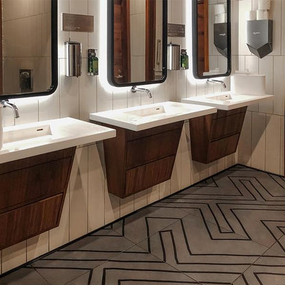 Lacava - Libera  Wall-Mount Vanity With Two Flip-Down Doors (Pull Installed Upon Request); Ada Compliant