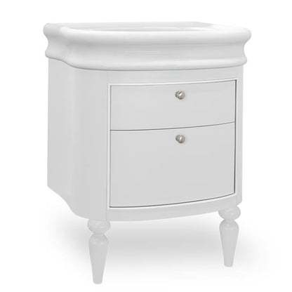 Lacava - Lirico Wall-Mount Under-Counter Vanity With Two Drawers. The Top Drawer Has U-Shape Notch For Plumbing