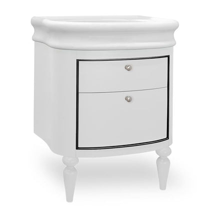 Lacava - Lirico Wall-Mount Under-Counter Vanity With Two Drawers. The Top Drawer Has U-Shape Notch For Plumbing