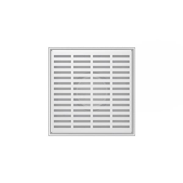 Infinity Drain - 5 x 5 Inch LND 5 Slotted Pattern Complete Kit w/Stainless Steel Bonded Flange