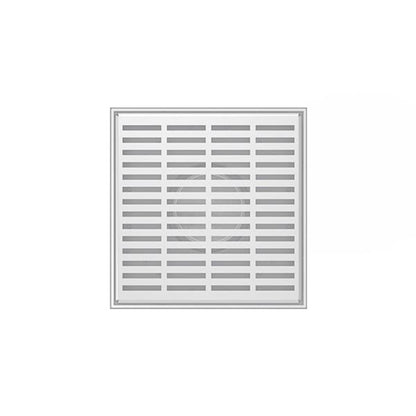 Infinity Drain - 5 x 5 Inch LND 5 Slotted Pattern Complete Kit w/Stainless Steel Bonded Flange