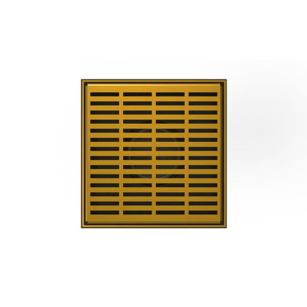 Infinity Drain - 5 x 5 Inch LND 5 Slotted Pattern Complete Kit w/Stainless Steel Bonded Flange