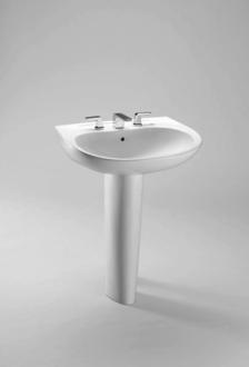Toto - Prominence Oval Basin Bathroom Sink with CEFIONTECT for 4 Inch Center Faucets