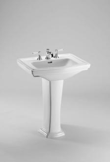 Toto - Clayton 8 Inch Center Lavatory And Pedestal