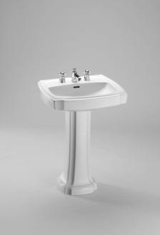 Toto - Guinevere 8 Inch Center 24-3/8 Inch Lavatory And Pedestal