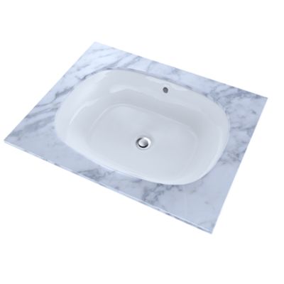 Toto - Maris 20-5/16 Inch x 15-9/16 Inch Oval Undermount Bathroom Sink with CEFIONTECT