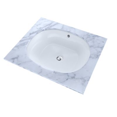Toto - Maris 17-5/8 Inch x 14-9/16 Inch Oval Undermount Bathroom Sink with CEFIONTECT