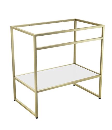 Fleurco - Luna Stak Trio Vanity Freestanding With Matte White Shelf