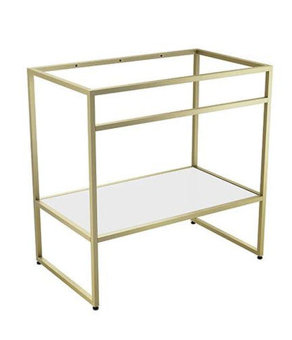 Fleurco - Luna Stak Trio Vanity Freestanding With Matte White Shelf