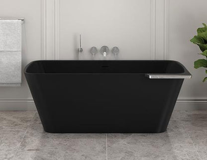 Fleurco - Aria Stone Lukas Tub with Shelf on Right 64 X 33