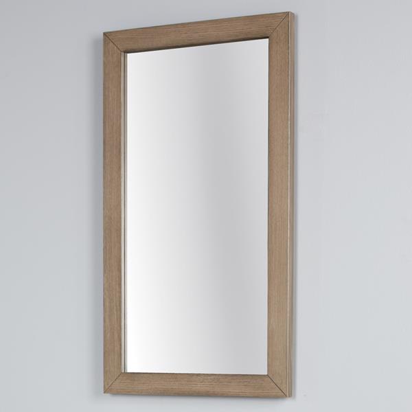 Lacava - Aquagrande Wall-Mount Mirror In Metal Or Wooden Frame. W: 19 Inch, H: 34 Inch, D: 1 Inch.