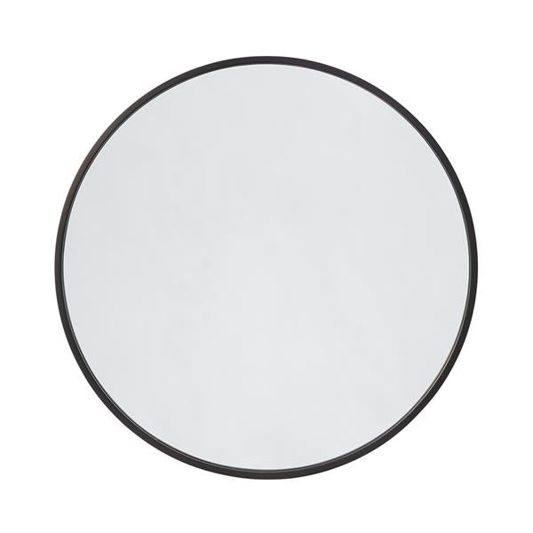 Lacava - Newterra Wall-Mount Mirror With Metal Frame And Eye Bracket. Dia: 41 Inch, D: 1-1/4 Inch