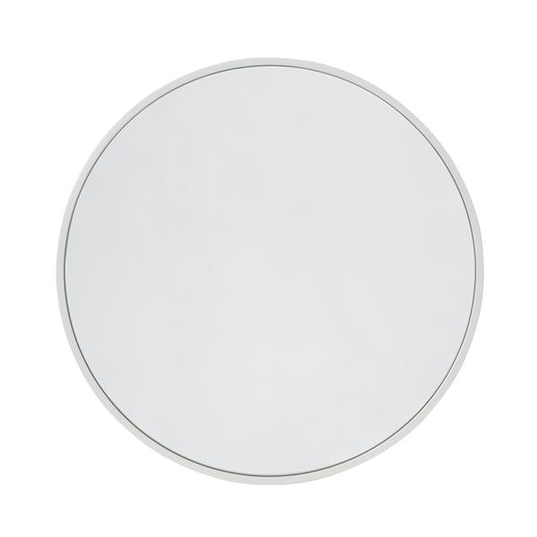 Lacava - Newterra Wall-Mount Mirror With Metal Frame And Eye Bracket. Dia: 41 Inch, D: 1-1/4 Inch
