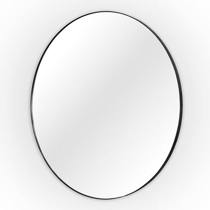 Lacava - Newterra Wall-Mount Mirror With Metal Frame And Eye Bracket. Dia: 47 Inch, D: 1-1/4 Inch
