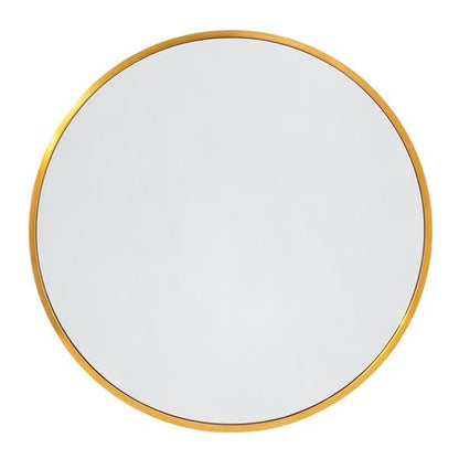 Lacava - Newterra Wall-Mount Mirror With Metal Frame And Eye Bracket. Dia: 47 Inch, D: 1-1/4 Inch