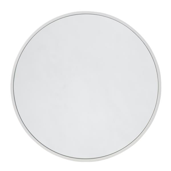 Lacava - Newterra Wall-Mount Mirror With Metal Frame And Eye Bracket. Dia: 47 Inch, D: 1-1/4 Inch