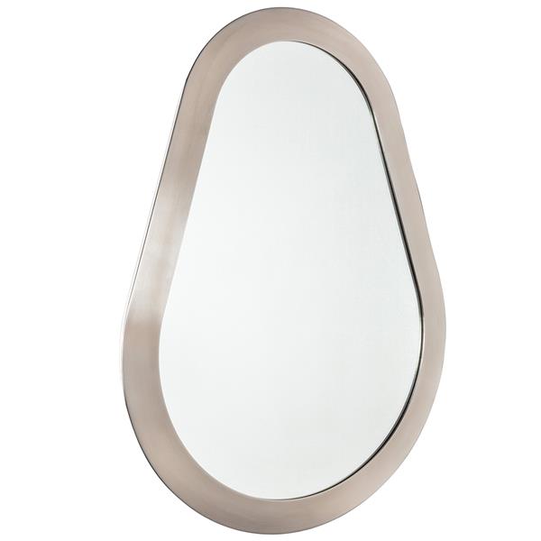 Lacava - Metallo Wall Hung Mirror With Metal Frame Surround. Add On Acc4 Led Lighting Available