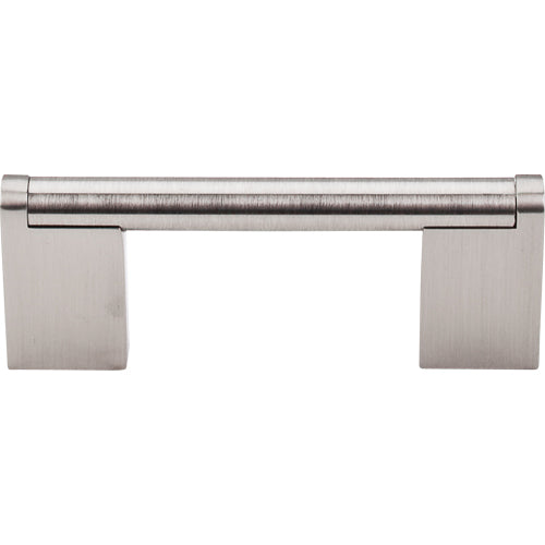 Top Knobs - Princetonian 3 Inch Center to Center Bar pull - Brushed Satin Nickel