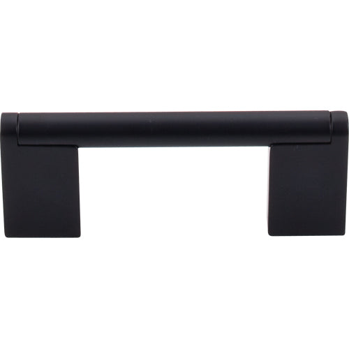 Top Knobs - Princetonian 3 Inch Center to Center Bar pull - Flat Black