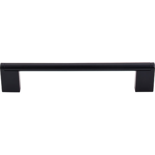 Top Knobs - Princetonian 6 5/16 Inch Center to Center Bar pull - Flat Black