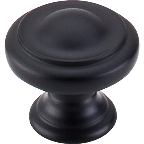 Top Knobs - Dome Knob 1 1/8 Inch - Flat Black