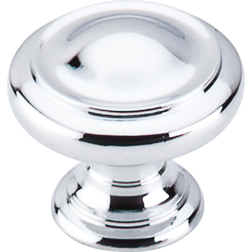 Top Knobs - Dome 1 1/8 Inch Diameter Round Knob - Polished Chrome