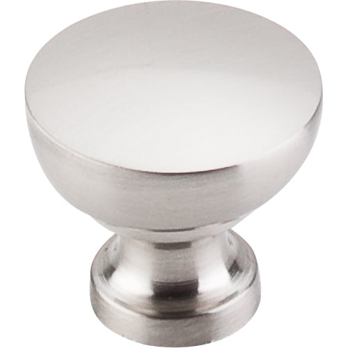 Top Knobs - Bergen 1 1/4 Inch Diameter Round Knob - Brushed Satin Nickel