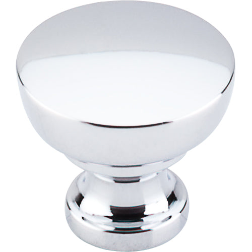 Top Knobs - Bergen 1 1/4 Inch Diameter Round Knob - Polished Chrome