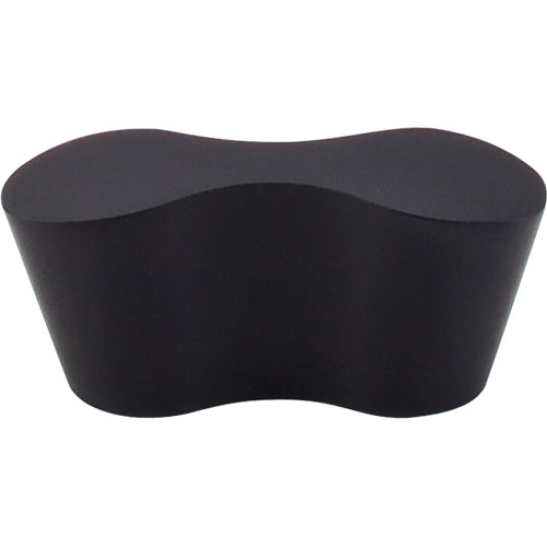 Top Knobs - Infinity 2 1/8 Inch Length Oval Knob - Flat Black