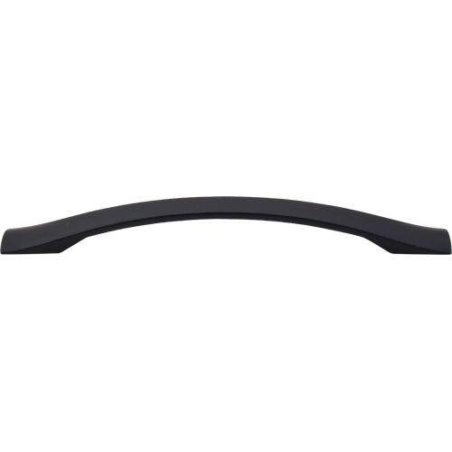 Top Knobs - Crest 6 1/4 Inch Center to Center Bar pull - Flat Black