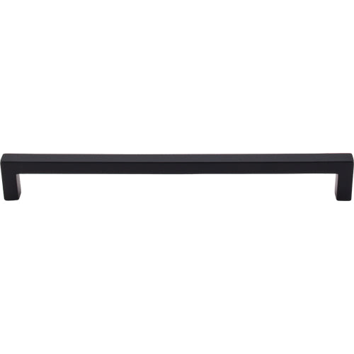 Top Knobs - Square Bar 8 13/16 Inch Center to Center Bar pull - Flat Black