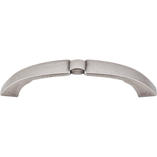 Top Knobs - Lida 3 3/4 Inch Center to Center Arch pull - Pewter Antique