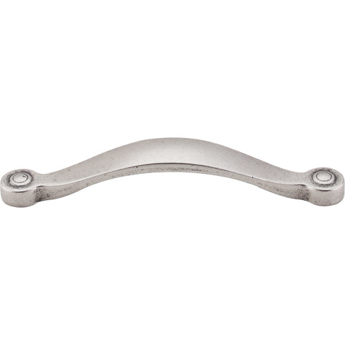 Top Knobs - Saddle 5 1/16 Inch Center to Center Bar pull - Pewter Antique