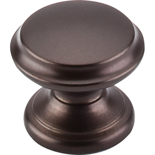 Top Knobs - Flat Top 1 3/8 Inch Diameter Round Knob - Oil Rubbed Bronze