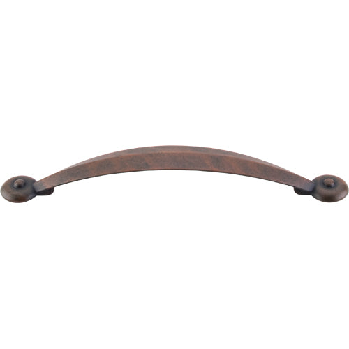 Top Knobs - Angle 5 1/16 Inch Center to Center Bar pull - Patina Rouge